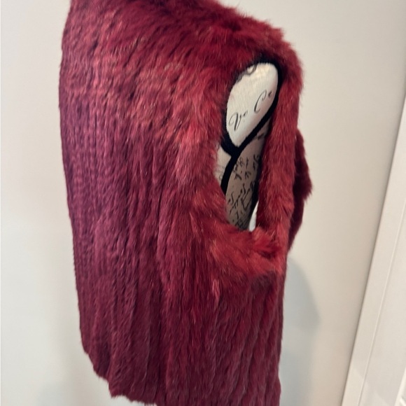 Joie Rabbit Fur Vest Sz Small - Picture 9 of 9